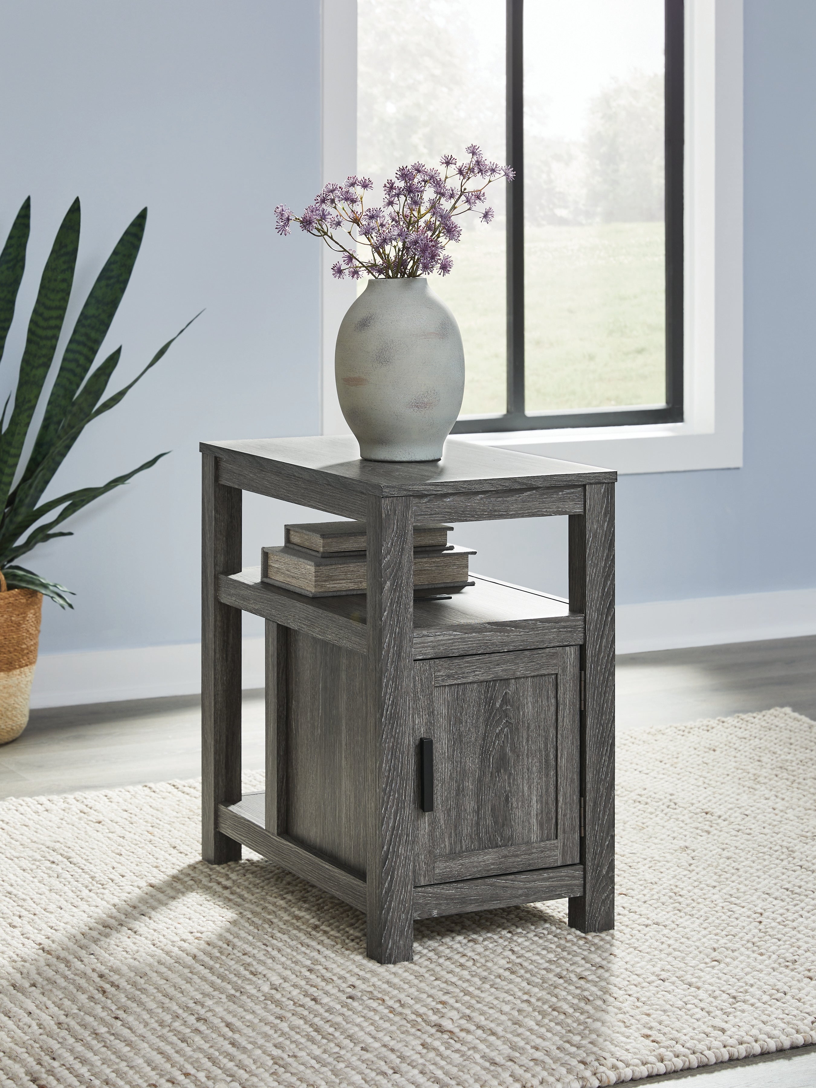 Luxury Living Gallery - Ashley Furniture - Fendenmore Chairside End Table - Chair Side End Table / Brown/Gray - T190-317