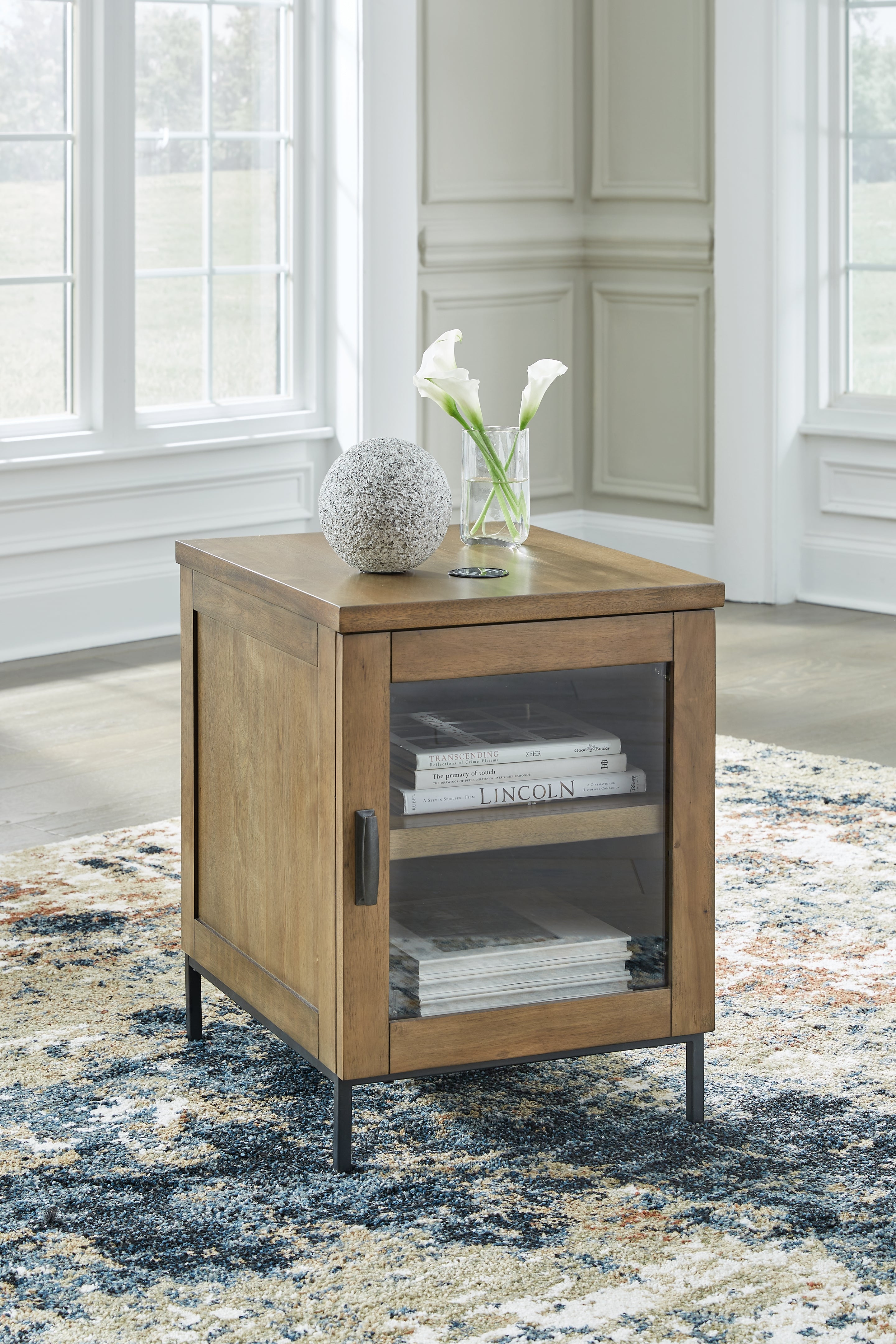 Luxury Living Gallery - Ashley Furniture - Torlanta Chairside End Table - Chair Side End Table / Brown - T686-7