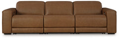 Luxury Living Gallery - Ashley Furniture - Magic Man Sectional - 3-Piece Power Reclining Sectional Sofa / Caramel - PCU10700S2