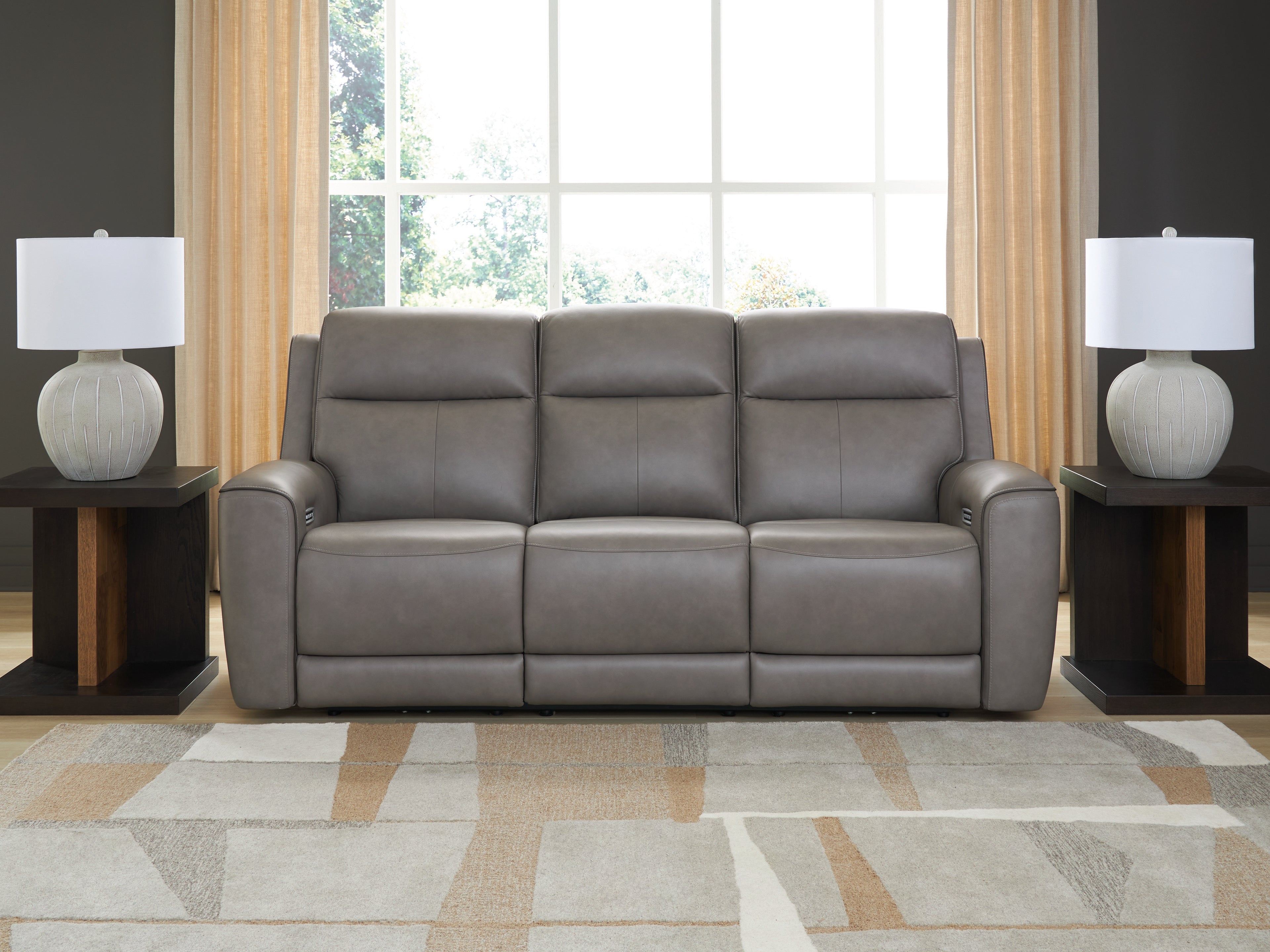 Luxury Living Gallery - Ashley Furniture - 5Z-Comfort Living Room - PWR REC Sofa with ADJ Headrest / Coin - PCU1090015