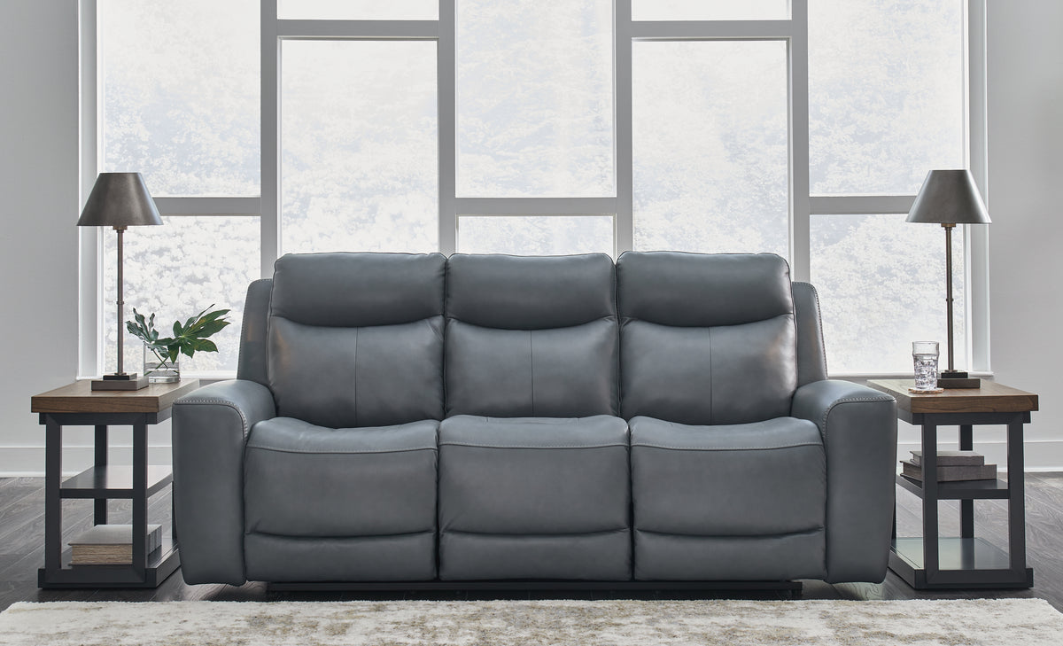 Luxury Living Gallery - Ashley Furniture - Mindanao Living Room - PWR REC Loveseat/CON/ADJ HDRST / Coconut - U5950518