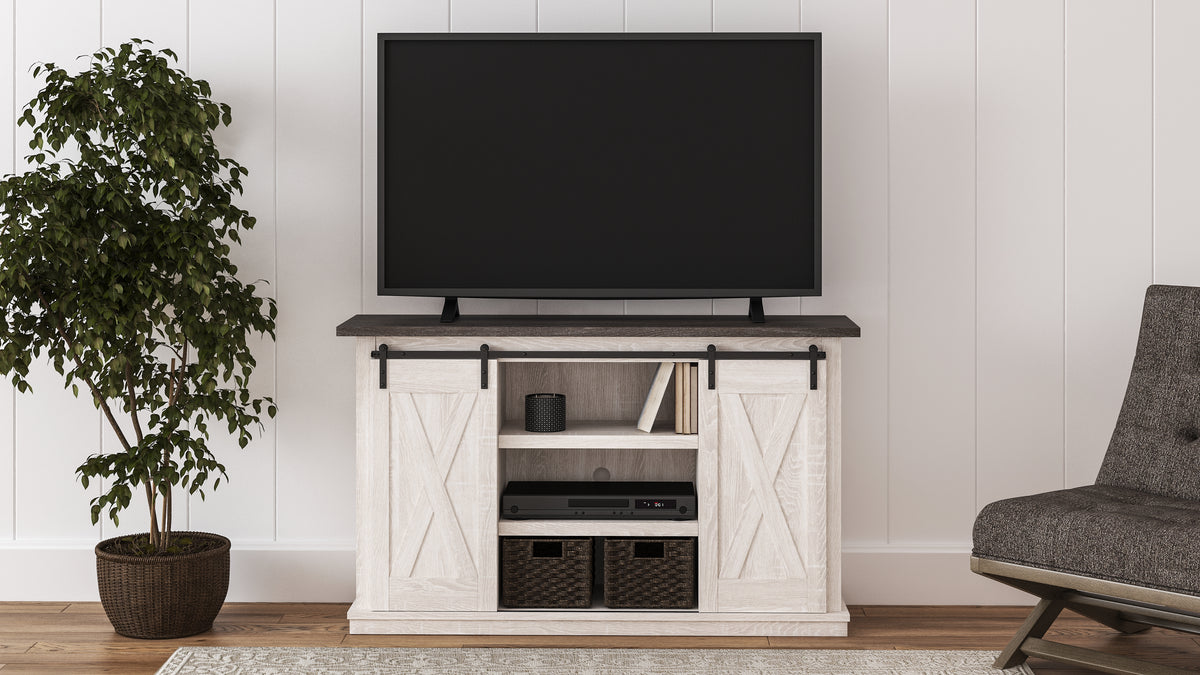 Luxury Living Gallery - Ashley Furniture - Dorrinson 54" TV Stand - 54" / Two-tone - W287-48